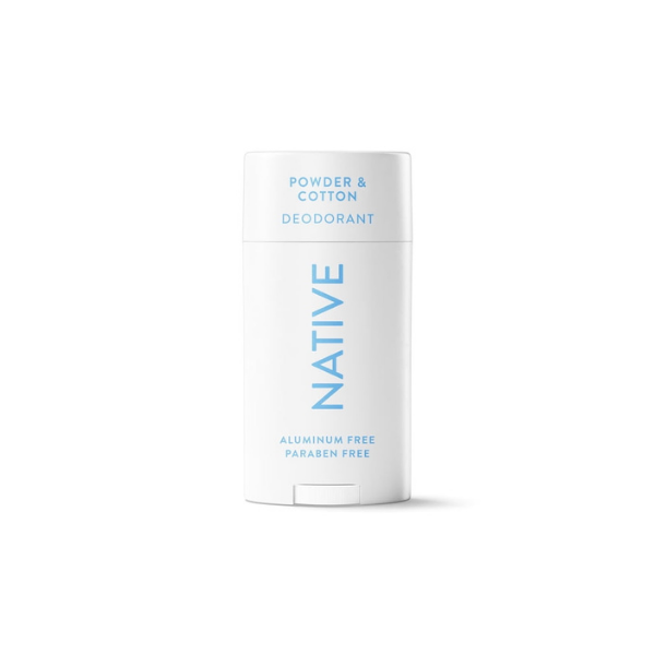 Native Deodorant for Women & Men, Aluminum Free, Powder & Cotton, 2.65 oz
