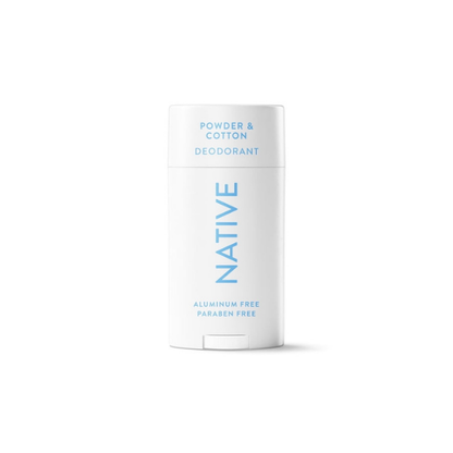 Native Deodorant for Women & Men, Aluminum Free, Powder & Cotton, 2.65 oz