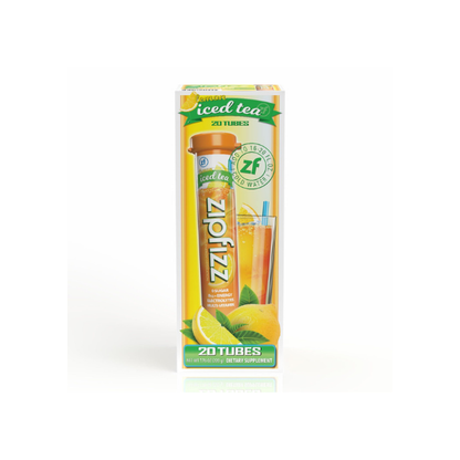 Zipfizz Energy Multi-Vitamin Hydration Drink Mix, Lemon Iced Tea, 20 ct.