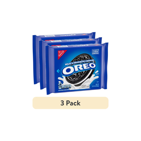 (3 pack) OREO Chocolate Sandwich Cookies, 13.29 oz