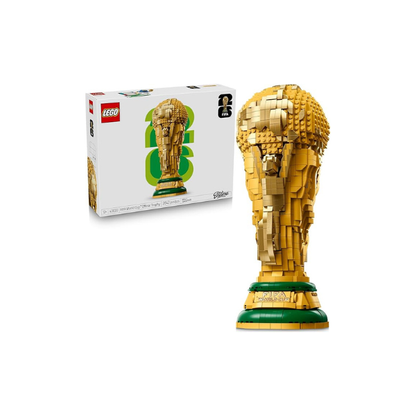 LEGO Editions FIFA World Cup Official Trophy Building Set - Kit for Display in Bedroom, Home Office, Book Shelf - Soccer Fans Collectible - W/World Cup 2026 Minifigure - Gift for Birthdays - 43020