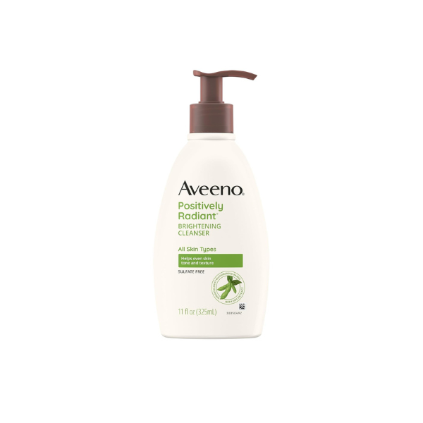 Aveeno Positively Radiant Brightening Facial Cleanser, 11 fl. oz