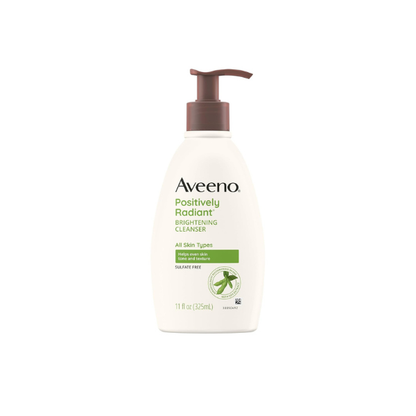 Aveeno Positively Radiant Brightening Facial Cleanser, 11 fl. oz