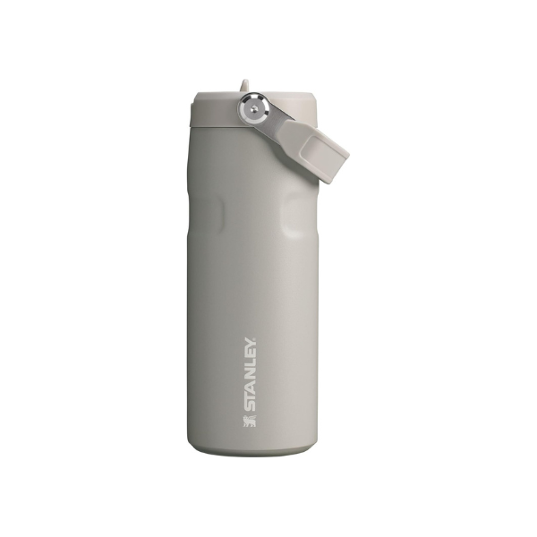 STANLEY IceFlow Flip Straw 2.0 Bottle, 16 oz, Ash
