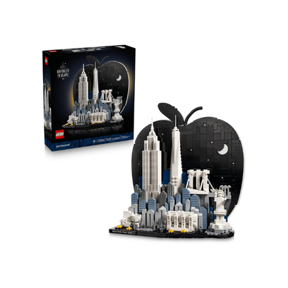 LEGO Architecture New York City – The Big Apple Building Set for Adults, Ages 18+ - Decor for Bedroom, Office or Desk - Gift for Men & Women - 21066