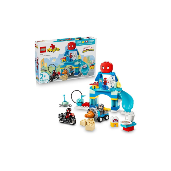 LEGO DUPLO Marvel Team Spidey Webquarters 10464 | Building Toys for Toddlers, Ages 2+, Sturdy Build for Pretend Play, Develops Fine Motor Skills, 65 pieces, Gift for Birthdays