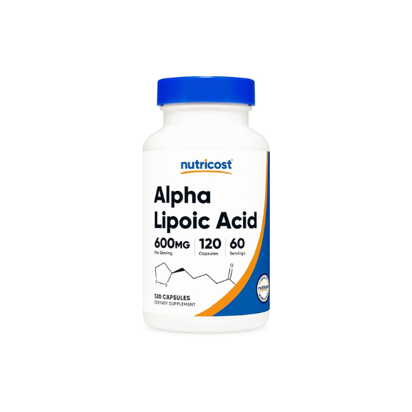 Nutricost Alpha Lipoic Acid (600mg) 120 Capsules, 60 Servings