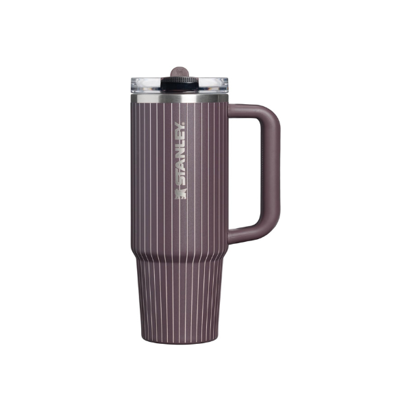 STANLEY Quencher ProTour Flipstraw Tumbler, 30 oz, Fig Pinstripe