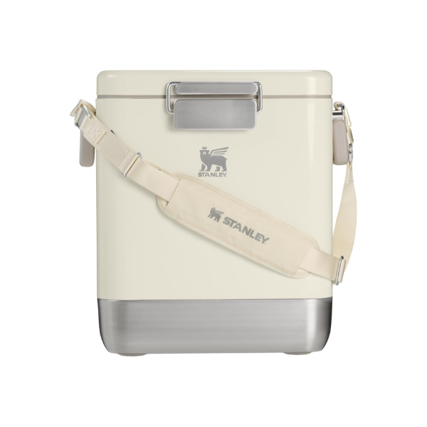 STANLEY Lifted Spirits Stainless Steel Cooler | Vacuum Insulated Hard Cooler | Leakproof VaultSeal Latch | Premium 18/8 Recycled Stainless Steel | BPA-Free