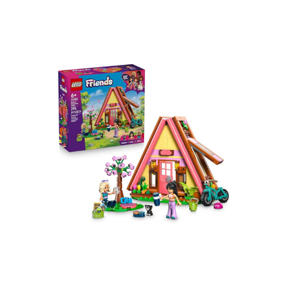 LEGO Friends Nature Glamping Cabin 42682 | Building Toys for Girls & Boys, Ages 6+, Dollhouse Cabin W/ 2 Minidolls for Pretend Play, 295 pieces, Gift For Birthdays