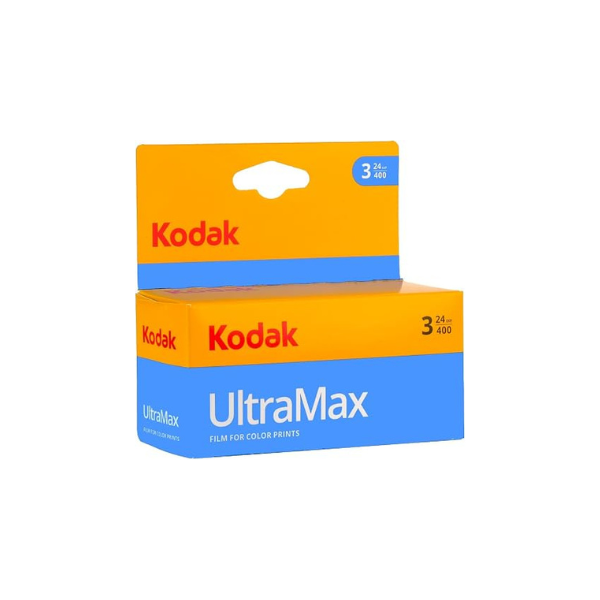 Kodak 6034052 Ultra Max 400 Film (Blue/Yellow) 3 Pack