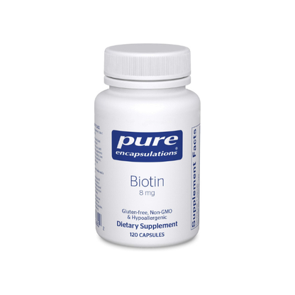 Pure Encapsulations Biotin 8 mg, 120 Capsules