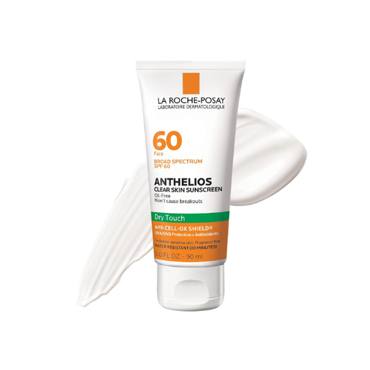 La Roche-Posay Anthelios Clear Skin Dry Touch Sunscreen for Face, SPF 60