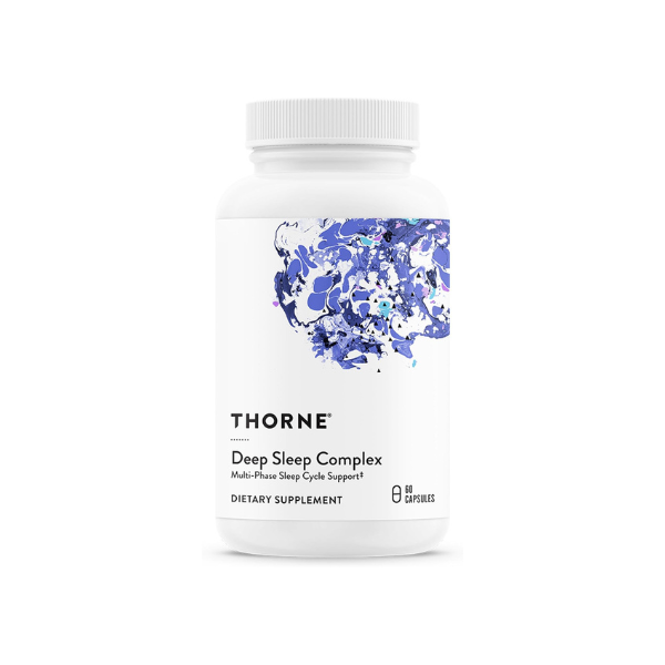 THORNE Deep Sleep Complex, L-Theanine, Chamomile & Maizinol, 60 Capsules