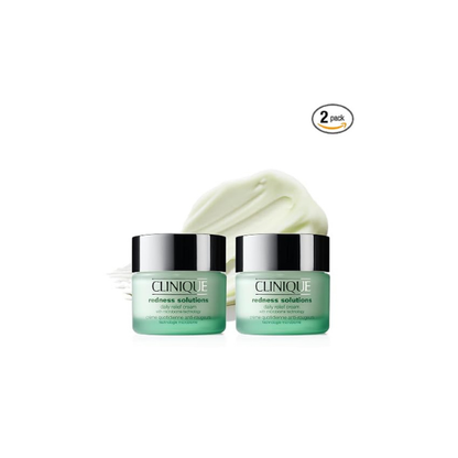 Clinique Redness Solutions Daily Relief Cream with Microbiome Technology,1.7 Fl Oz,(Pack of 2)