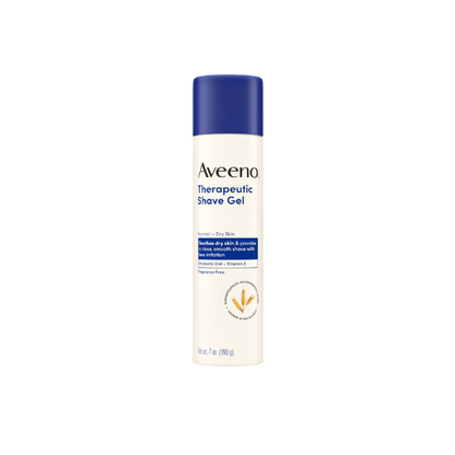 Aveeno Therapeutic Shave Gel for Women & Men, Fragrance-Free, 7 oz