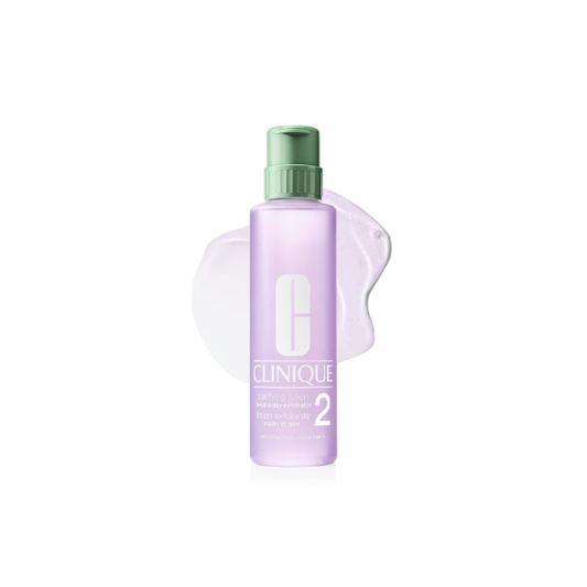 Clinique Clarifying Lotion 1.0, 1, 2, 3 & 4 | Exfoliating Face Toner with Witch Hazel | 5 Formulas for Every Skin Type | Step 2 of 3-Step Skin Care Routine