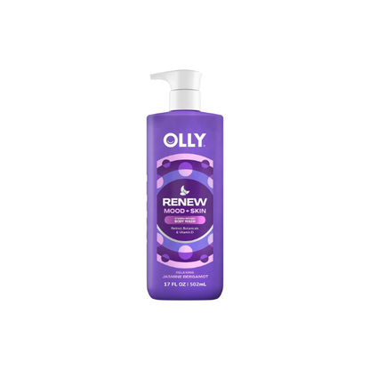 OLLY Renew Body Wash with Vitamin D, Retinol & Botanicals - 17oz