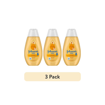 (3 pack) Johnson's Baby Shampoo with Aloe & Vitamin B5, Tear-Free, 3.4 fl. oz