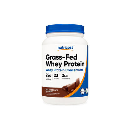 Nutricost Grass-Fed Whey Protein Concentrate Powder (Chocolate) 2LBS
