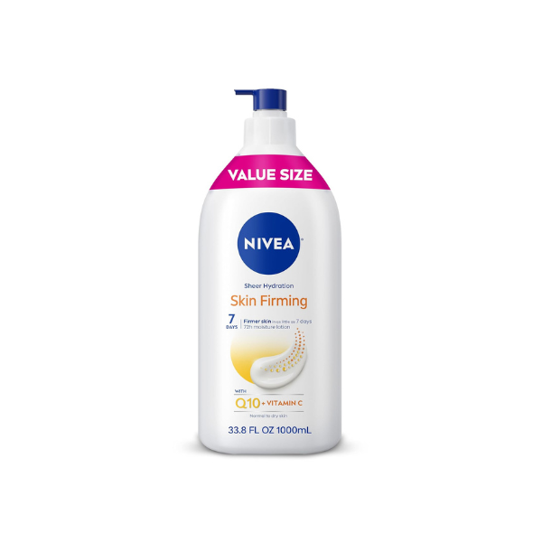 NIVEA Sheer Hydration Skin Firming Body Lotion, 33.8 FL OZ