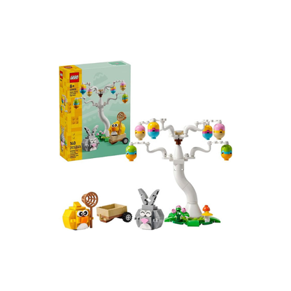 LEGO Easter Bunny and Chick Egg Hunt Building Toy for Girls & Boys - Springtime Pretend Playset for Kids, Ages 8+ - Basket Stuffer or Gift Idea for Easter, Birthdays, & Special Occasions - 40808