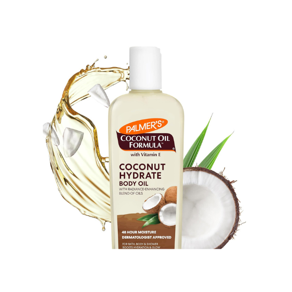 Palmer's Coconut Body Oil Moisturizer for Dry Skin (8.5 Oz - Pour Cap)