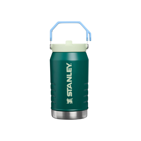 STANLEY IceFlow Flip Straw 2.0 Jug, 64 oz, Emerald Honeydew