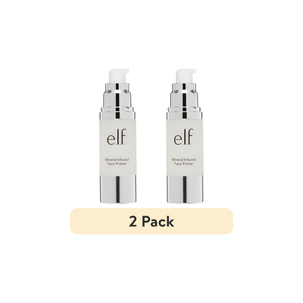 (2 pack) e.l.f. Mineral Infused Face Primer, Large, 1.01 fl oz