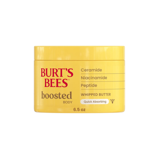 Burt's Bees Boosted Body Whipped Butter Moisturizing Lotion, 24 Hour Moisture 6.5 oz.