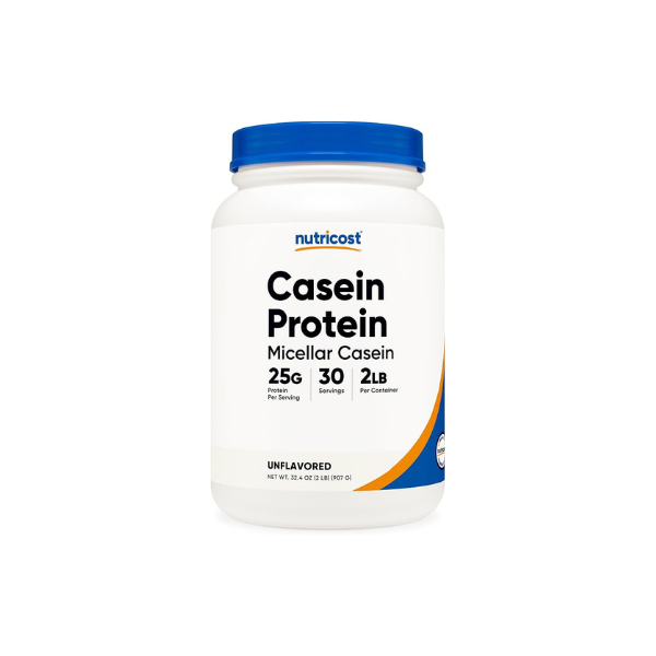 Nutricost Casein Protein Powder 2lb (Unflavored)