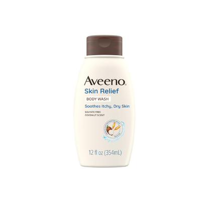 Aveeno Skin Relief Body Wash, Coconut Scent, 12 fl. oz