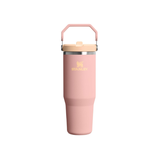 STANLEY IceFlow 2.0 Flip Straw Tumbler, 30 oz, Peach Rose