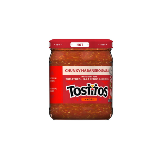 Tostitos Chunky Habanero Salsa, No Artificial Colors, No Artificial Flavors, 15.5 oz Jar