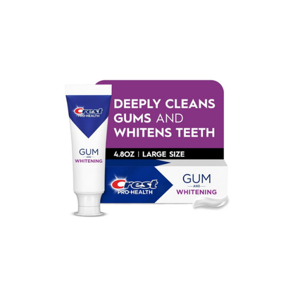 Crest Toothpaste, Pro-Health Gum & Whitening Toothpaste 4.8 oz Anticavity, Antibacterial fluoride Toothpaste