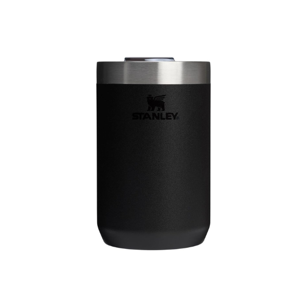 STANLEY Everyday Camp Cup 12 oz | Drink Through Lid | Cup for Coffee, Tea and Drinks | Insulated Stainless Steel | BPA-Free | Black 2.0