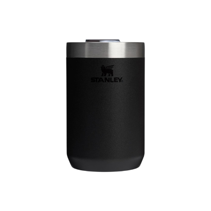 STANLEY Everyday Camp Cup 12 oz | Drink Through Lid | Cup for Coffee, Tea and Drinks | Insulated Stainless Steel | BPA-Free | Black 2.0