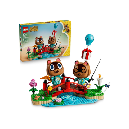 LEGO Animal Crossing Timmy & Tommy's Fun Day Out 77059 | Collectible Building Toy for Girls & Boys, Ages 10+, Display for Kids Bedroom or Book Shelf, 513 pieces, Gift for Birthdays