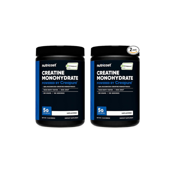 Nutricost Creapure Creatine Monohydrate 500 Grams (Pack of 2)