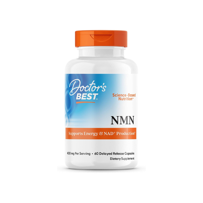 Doctor's Best NMN Supplement, for Women & Men, Vegan, Non GMO, 60 Veg Caps