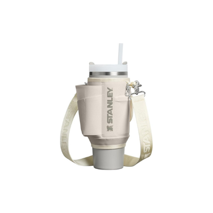 STANLEY All Day Quencher Carry All for 30 oz Tumbler with Handle | Crossbody Bag with Phone Holder Pocket, Card Sleeve & Detachable Strap | Water Bottle Carrier Bag | BPA-Free | Cream