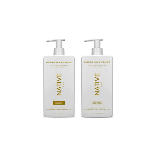 Native Curl Care Shampoo Coconut Milk and Turmeric 16.5 fl oz