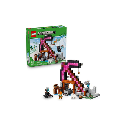 LEGO Minecraft the Pickaxe Mine Kids Toy - Building Set for Boys and Girls - Minecraft Toy for Gaming Fans 8+ - Includes Alex, Miner, and Stray Spider Jockey Minifigure - Birthday Gift Idea - 21277