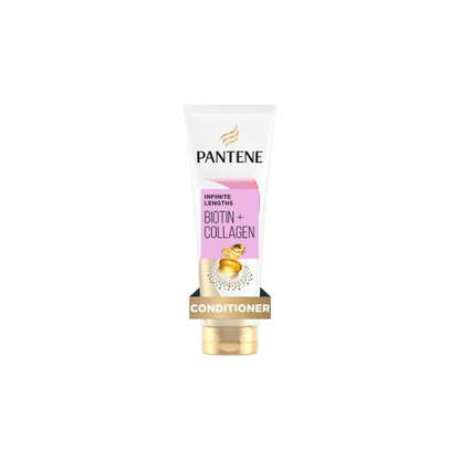 Pantene Pro-V Conditioner Miracle Infinite Lengths Biotin + Collagen 1 Minute Miracle, 10.9 fl oz