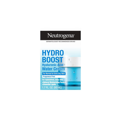 Neutrogena Hydro Boost Hyaluronic Acid Water Cream, Moisturizing Face Cream, 1.7 fl oz