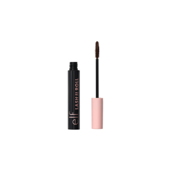 e.l.f. Lash 'N Roll Curling & Lifting Mascara, Deep Brown, 0.32oz