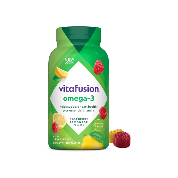 Vitafusion Omega 3 Gummies | 120 Adult Gummy Vitamins | EPA, DHA & ALA