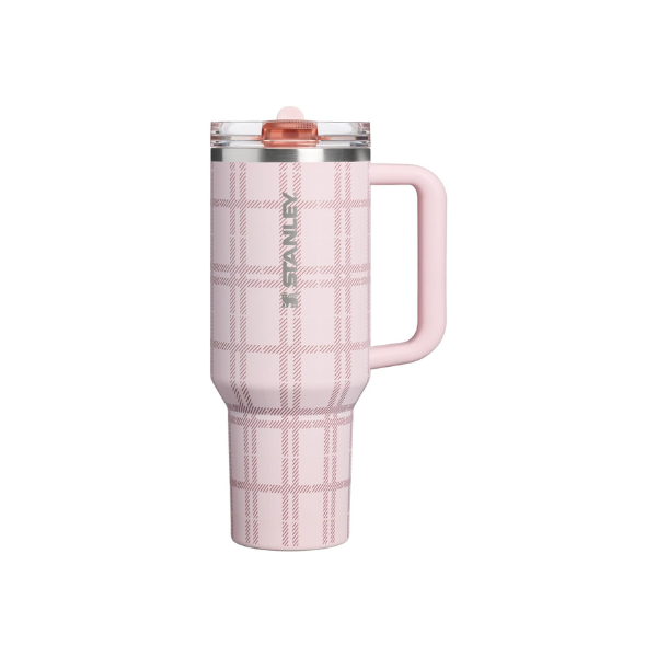 STANLEY Quencher ProTour Flipstraw Tumbler, 40 oz, Blossom Plaid