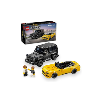 LEGO Speed Champions Mercedes-AMG G 63 & SL 63 Building Toys - Kids Pretend Play Toy Cars for Boys & Girls, Ages 10+ Years - Gifts for Christmas - 76924