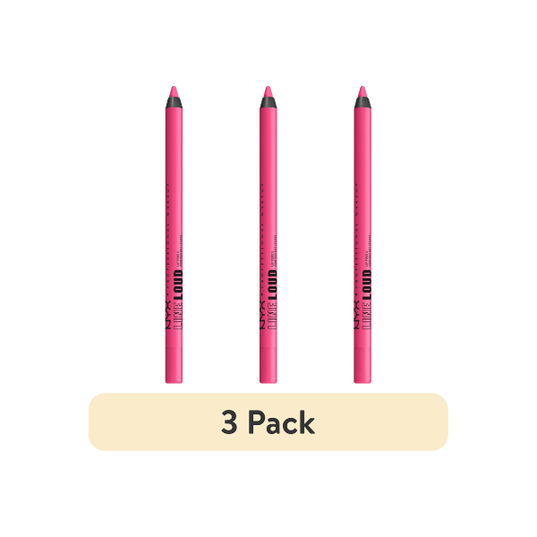 (3 pack) NYX Professional Makeup Line Loud Long-Lasting Lip Liner, Movin Up, 0.04 Oz